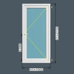 Vidrio Termopanel 100X210CM