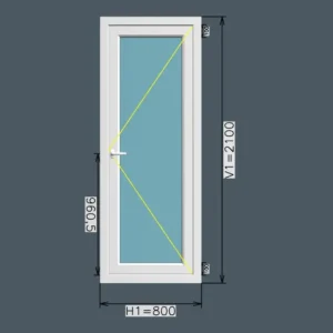 Vidrio Termopanel 80X210CM