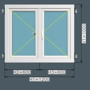 Termopanel Abatible 120X100CM