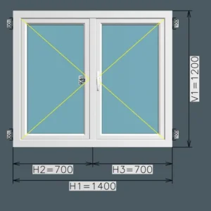 Termopanel Abatible 140X120CM