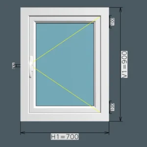 Termopanel Abatible 70X90CM