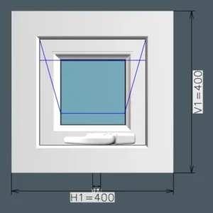 Termopanel Proyectante Empavonada 40X40CM