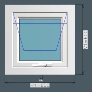 Termopanel Proyectante Empavonada 60X60CM