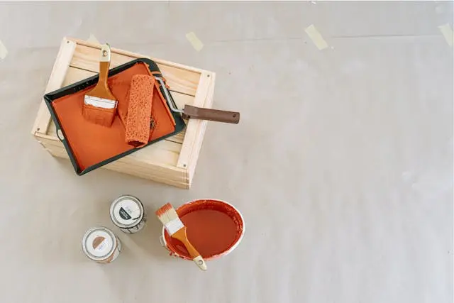 pintura naranja para pintar paredes